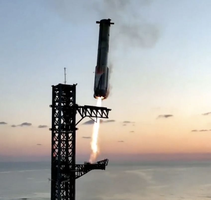 SpaceX Starship booster catch